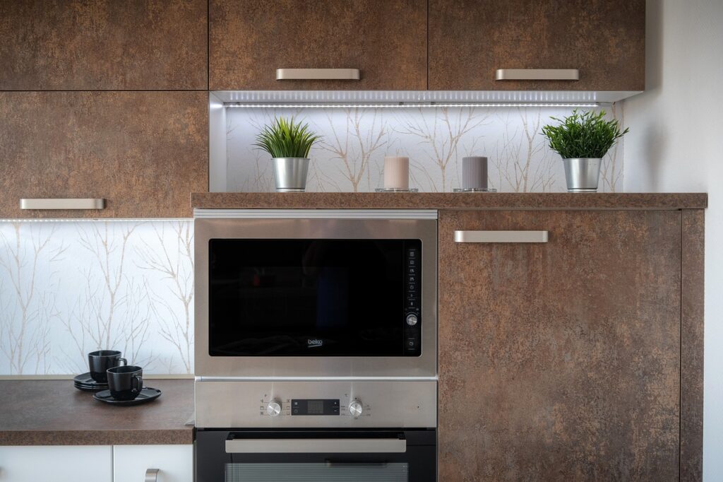 kitchen in tiny home