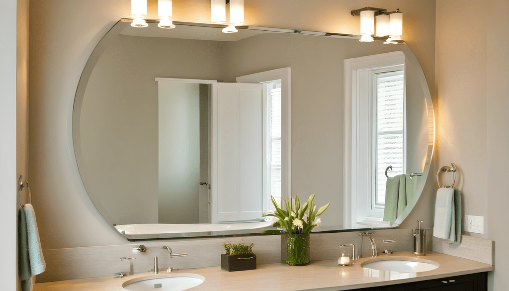 round bathroom mirrors